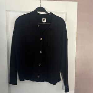 Anne Klein Black Knit Sweater